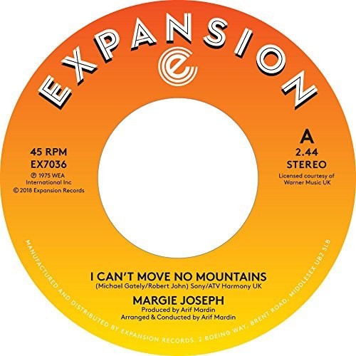 Joseph, Margie: I Can't Move No Mountains / Come On Back To Me Lover