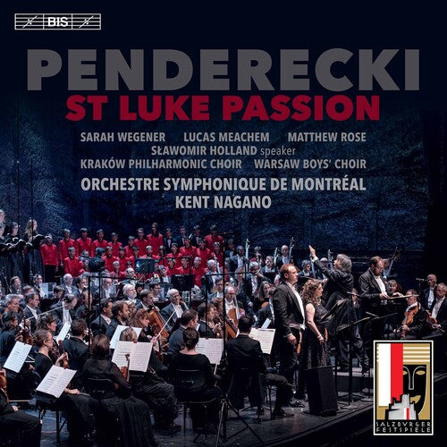 Penderecki / Wegener / Nagan: St Luke Passion (Live) - SUPER-AUDIO CD