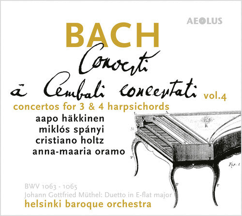 Muthel / Hakkinen / Oramo: Concerti a Cembalo 4 - SUPER-AUDIO CD