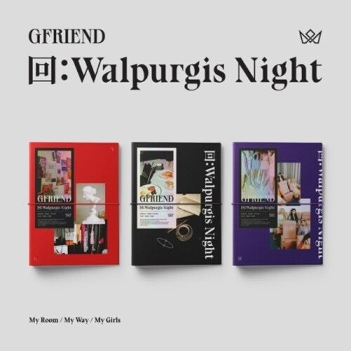 Gfriend: Walpurgis Night (Random Cover) (incl. 60pg Booklet, 24pg Lyric Book, 16pg Minibook, Pet Photostand, Room Pop-Up Card, Business Card, 2pc Selfie Photocard)