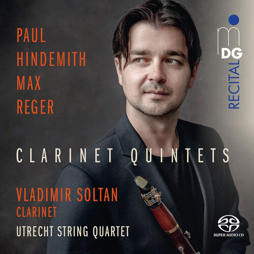 Hindemith / Soltant / Utrecht String Quartet: Clarinet Quintets - SUPER-AUDIO CD