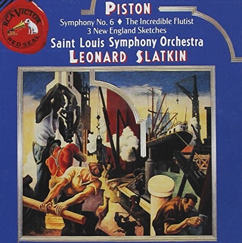 Piston / st Louis Sym Orch / Slatkin: Sym No 6