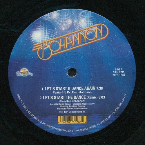 Bohannon: Let's Start II Dance Again [180-Gram Colored Vinyl]