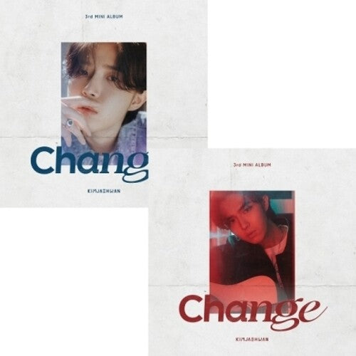 Kim Jae Hwan: Change (Random Cover) (incl. 72pg Photobook, Photocard, Postcard, Lenticular Photocard, PVC Bookmark + Illustration Sticker)