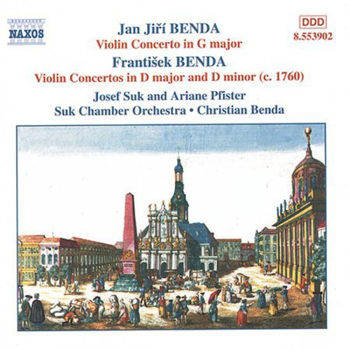 Benda, JJ / Benda, F / Suuk / Pfister / Suk Co: Violin Concertos I