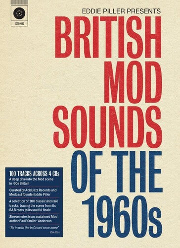 Eddie Piller Pres British Mod Sounds 60s / Various: Eddie Piller Presents British Mod Sounds Of The 1960S / Various [4CD Boxset]