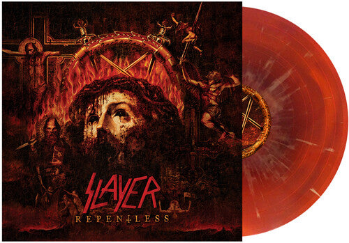 Slayer: Repentless - OxBlood & Orange Swirl w/ Mustard Splatter