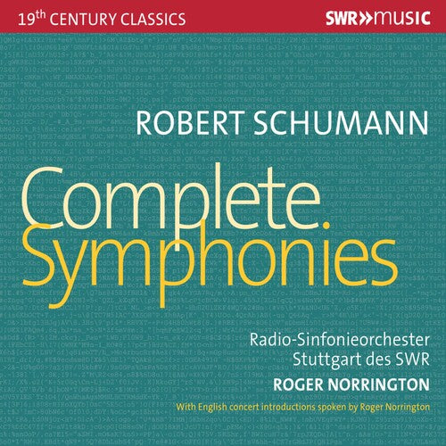 Schumann / Radio-Sinfonieorchester Stuttgart Swr: Complete Symphonies