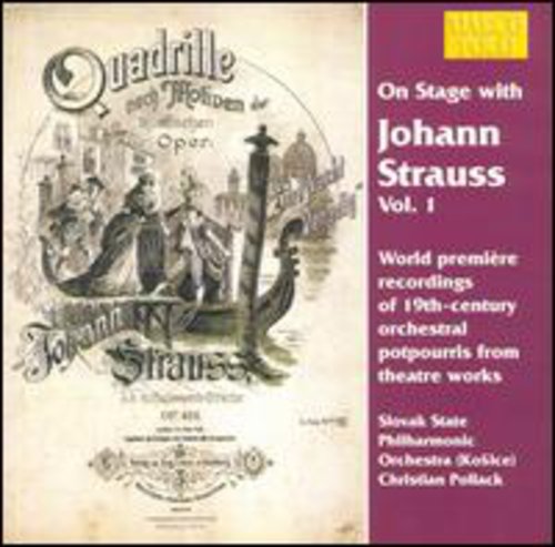 Strauss, J / Slovak State Phil Orch / Pollack: On Stage with Johann Struass-V - COMPACT DISCS