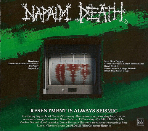 Napalm Death: Resentment is Always Seismic -a final throw of Throes (Limited Digipak)