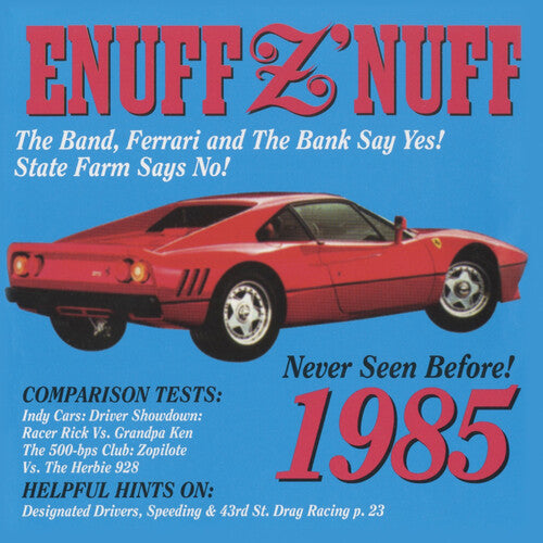 Enuff Z'nuff: 1985 (Blue & Red Starburst)