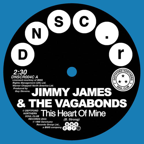 Jimmy James & the Vagabonds / Sonya Spence: This Heart Of Mine / Let Love Flow On (Blue)