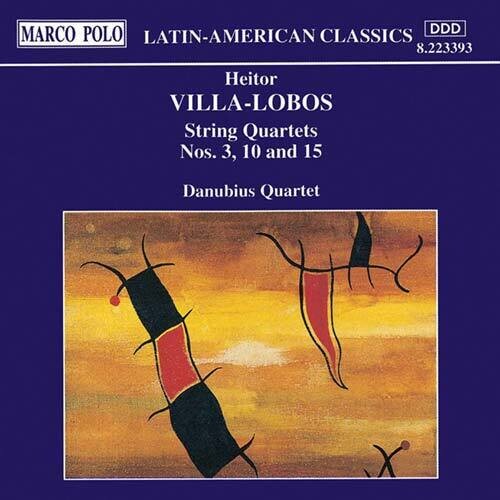 Villa-Lobos / Danubius Quartet: QT STR 3/10/15