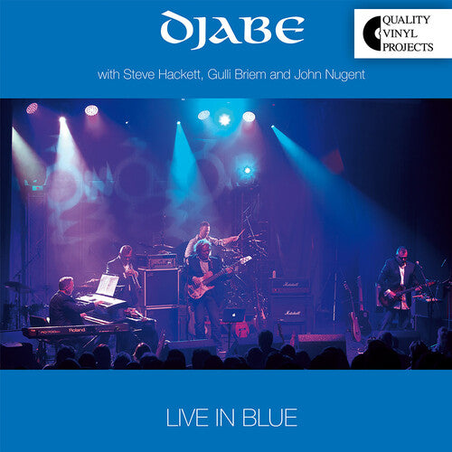 Djabe / Hackett, Steve / Nugent, John / Briem, Gulli: Live in Blue - 180g - Transparent Blue Vinyl