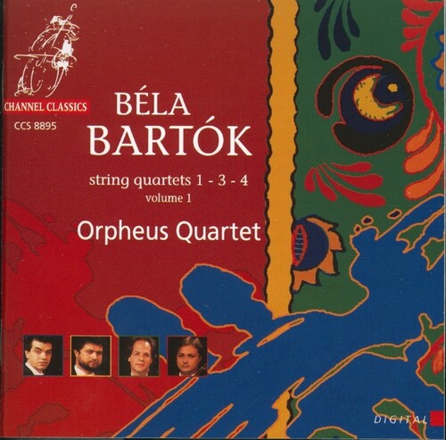 Orpheus String Quartet: String Quartet 1 3 & 4 - COMPACT DISCS