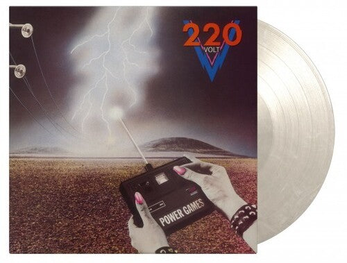 220 Volt: Power Games - Limited 180-Gram Crystal Clear & White Marble Colored Vinyl