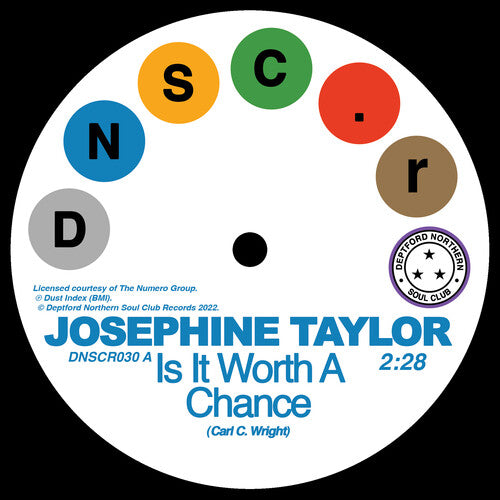Taylor, Josephine: Is It Worth A Chance/Satisfied