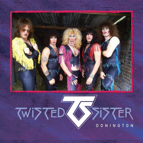 Twisted Sister: Donington - Purple Black & White Splatter