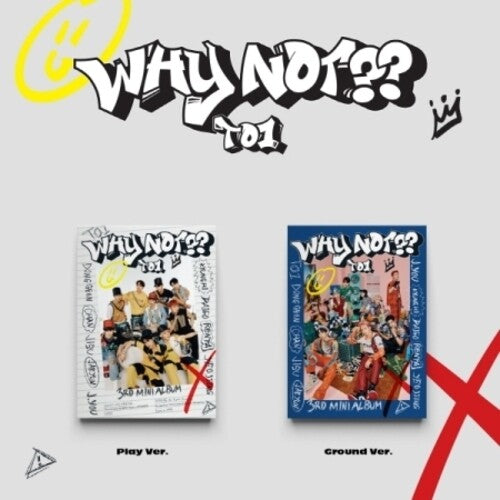 To1: Why Not?? - incl. 80pg Photo Book, Envelope, TO1 Logo Sticker Set, TO1 Face Sticker Set, Unit Pop-Up Card, Message Card, Lenticular Photo Card, Photo Drop + Selfie Photo Card