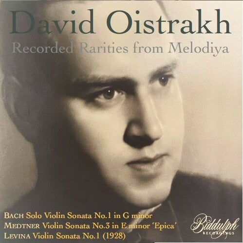 Oistrakh, David: David Oistrakh Plays Bach, Medtner & Levina