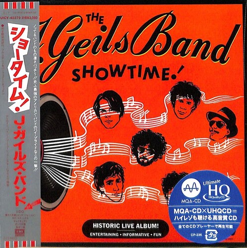 Geils, J Band: Showtime! - MQA x UHQCD - Paper Sleeve