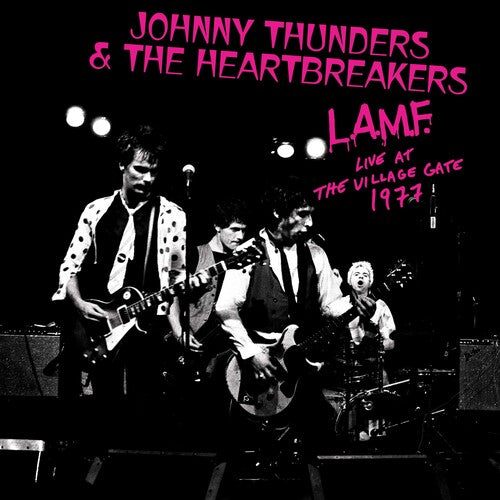 Thunders, Johnny & Heartbreakers: L.A.M.F.  Live At The Village Gate 1977 - pink/black splatter