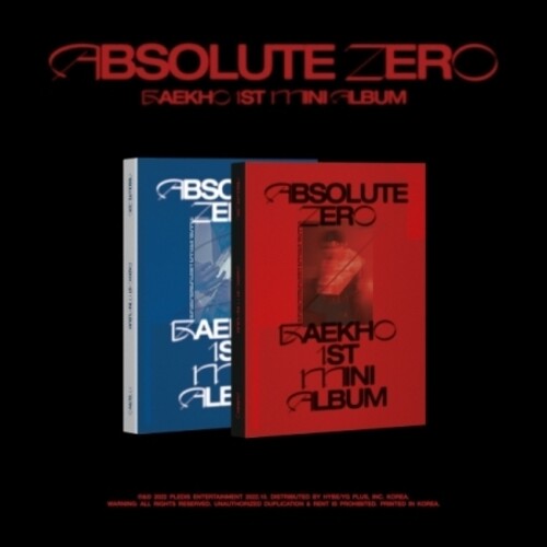 Baekho: Absolute Zero - Random Cover - incl. 88pg Photo Book, 2 Postcards, Track List Sticker, Heat Sensing Sticker, 2 Photocards + Poster
