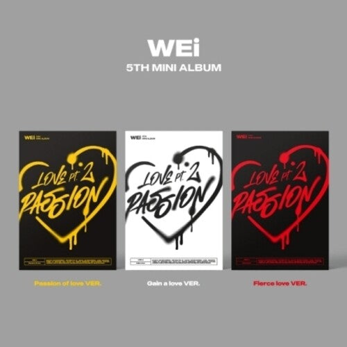 Wei: Love Pt.2 : Passion - incl. 84pg Photo Book, Lyric Book, Film Photo, ID Card + 2 Photo Cards