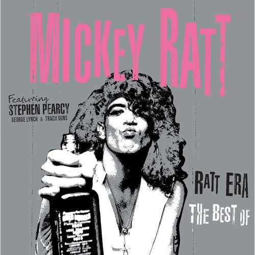 Mickey Ratt: The Best Of - Pink/black Splatter