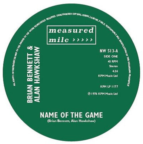 Bennett, Brian / Hawkshaw, Alan / Richmond, Dave: Name Of The Game / Confunktion