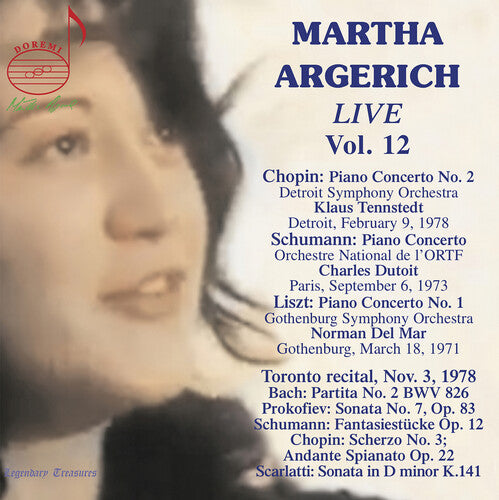 Bach / Argerich / Detroit Symphony: V12: Martha Argerich Live