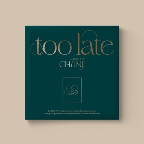 Chunji ( Teen Top ): Too Late -5pc Postcard Set, Message Card + Photocard