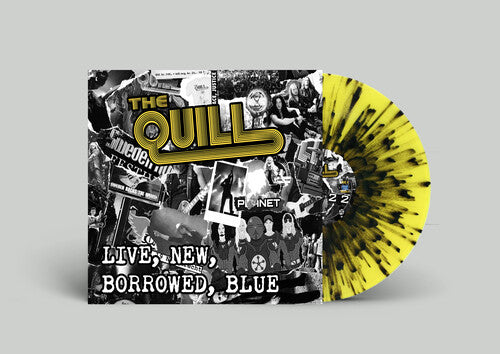 Quill: Live, New, Borrowed, Blue - Black Yellow Splatter