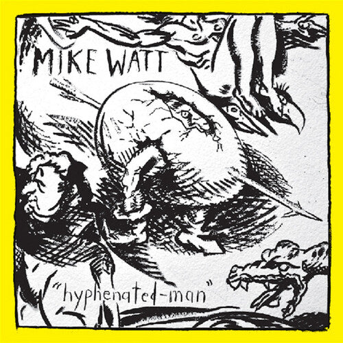 Watt, Mike: Hyphenated-Man - Yellow & Black Marble