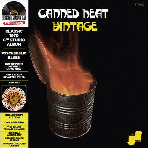 Canned Heat: Vintage - Red/Black Splatter