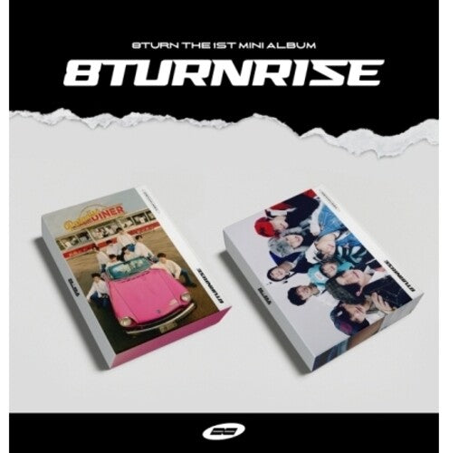 8Turn: 8Turnrise - Random Cover - incl. 84pg Booklet, 64pf Selfie Book, 2 Photocards, Sticker, Mini-Poster, 8 Film Photos, ID Picture + Lyric Paper