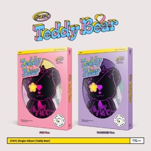 Stayc: Teddy Bear - Random Cover - incl. Fragrance Card, Photobook, Envelope, Bear DIY Tazos + Photocard