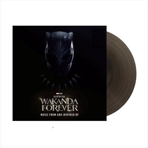 Black Panther: Wakanda Forever - Music From / Var: Black Panther: Wakanda Forever: Music From & Inspired By (Original Sountrack) - 'Black Ice' Colored Vinyl