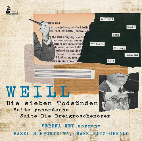 Weill / Wey / Sinfonietta: Die Dreigroschenoper Die sieben Todsunden Suite