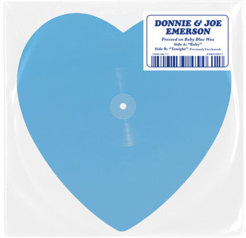 Emerson, Donny & Joe: Baby" Heart Shaped Record" - Blue