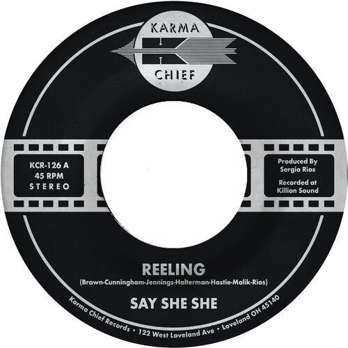 Say She She: Reeling / Don't You Dare Stop - Metallic Green