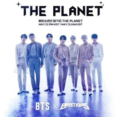 BTS: The Planet - Bastions - incl. Photobook, Lyric Book, BTS Signed Poster, BTS x Bastions Signed Poster, BTS Deco Sticker, BTS Plat Sticker + BTS Photo Frame