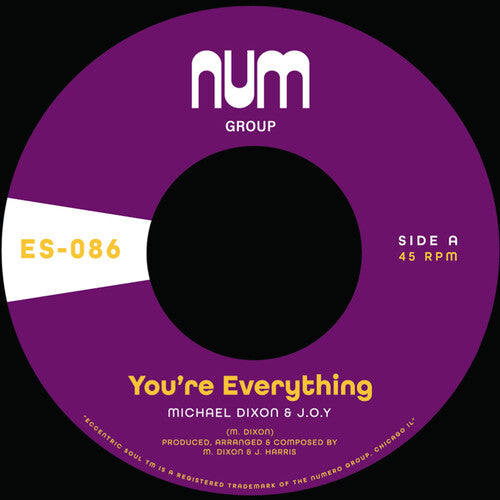 Dixon Michael a. & J.O.Y.: You're Everything B/w You're All I Need