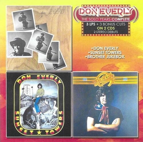 Everly, Don: Solo Years Complete-3 LPS + 3 Bonus Cuts