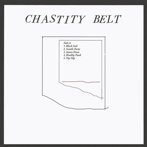 Chastity Belt: No Regerts (10th Anniversary Edition) Black & White Swirl