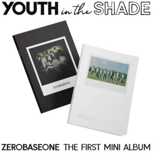 Zerobaseone: Youth In The Shade - Random Cover - incl. 112pg Artbook, Selfie Photocards, Photo Frame Set, Layer Card, Sticker Pack + Zerose Coaster