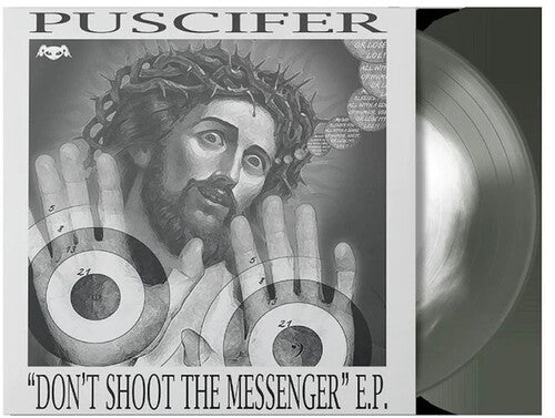 Puscifer: Don't Shoot The Messenger - Limited Black Ice & White Ice Colored Vinyl