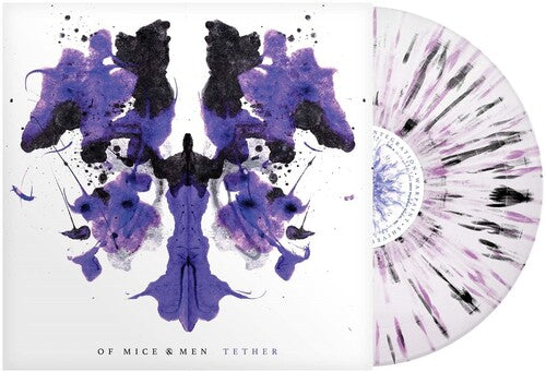 Of Mice & Men: Tether - White Purple Black Splatter