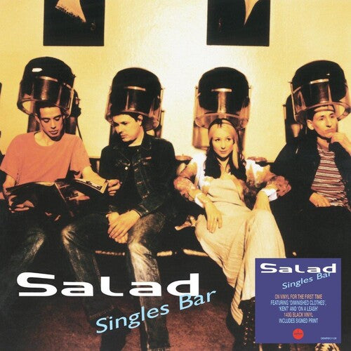 Salad: Singles Bar - 140-Gram Black Vinyl with Autographed Print