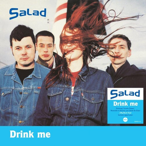 Salad: Drink Me - 140-Gram Black Vinyl with Autographed Print